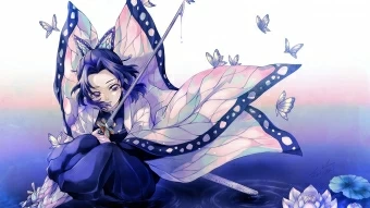 Demon Slayer Sword Butterfly 4K HD Wallpaper