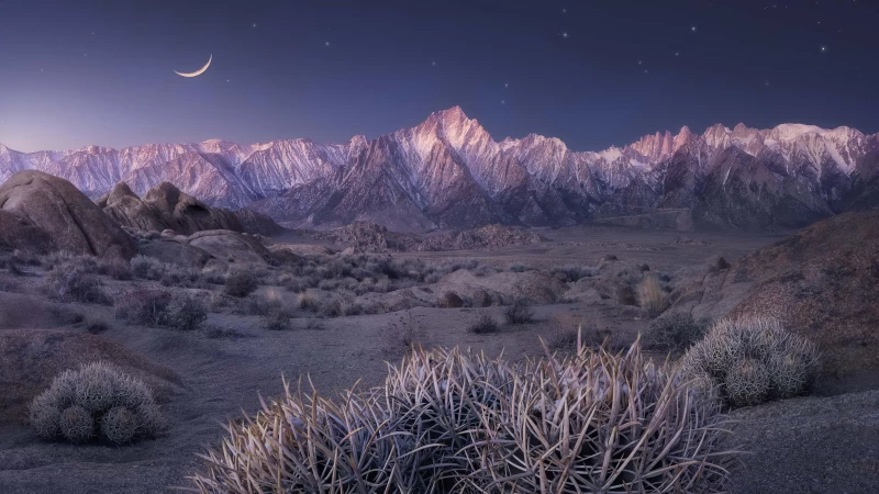 Twilight At The California Eastern Sierra 4k Wallpaper