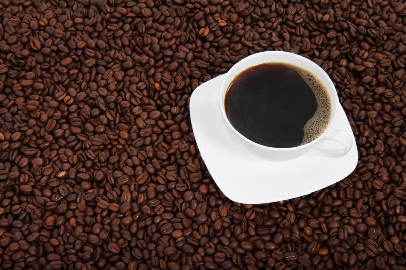 Coffee Cup Beans 4k Wallpaper