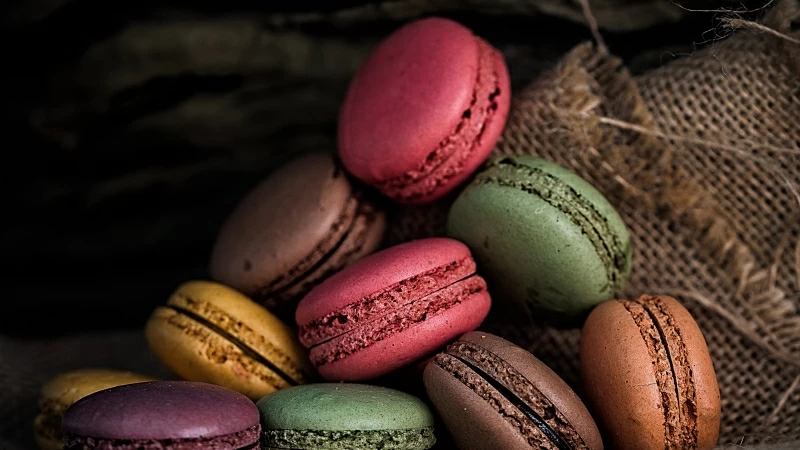 Macaroon Cookies Wallpaper