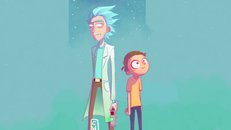 Rick And Morty Fanart 4k Wallpaper