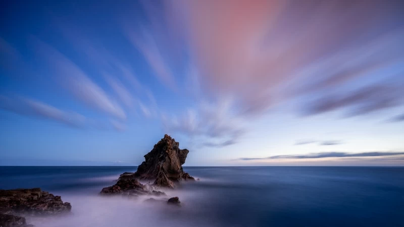 Sea Portugal Sky Madeira Crag Wallpaper