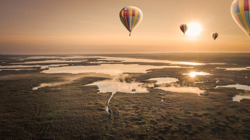 Hot Air Balloons Sky Wallpaper