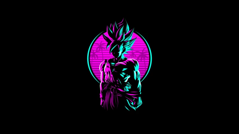 Son Goku Dragon Ball Super Dark 5k Wallpaper