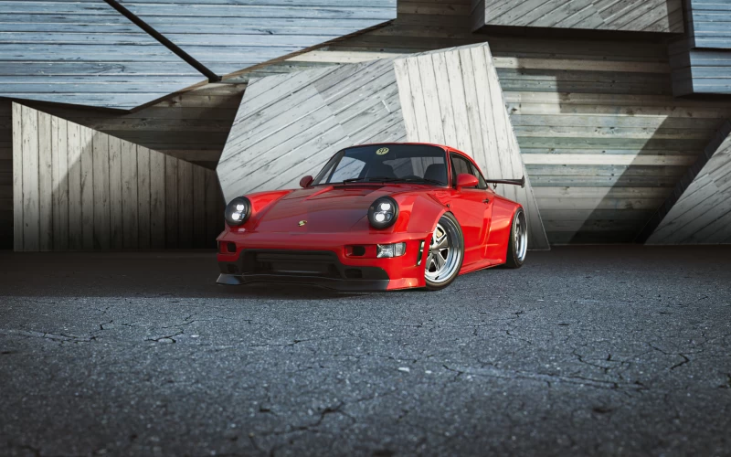 2022 Porsche 911 Widebody Bodykit 5k Wallpaper