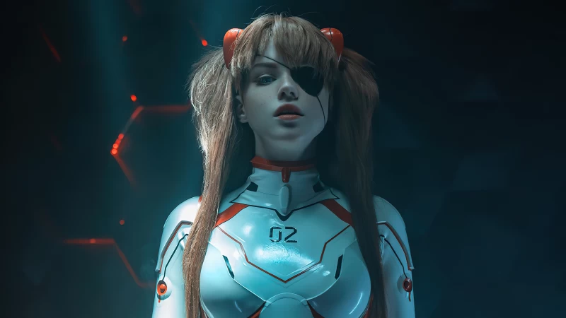 Asuka Langley Soryu Fictional Character Cosplay Wallpaper