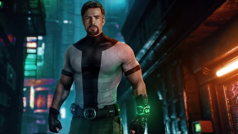 Chris Evans X Ben10 Wallpaper