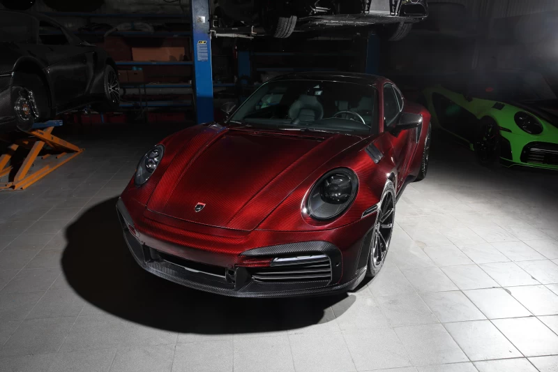 Porsche 911 Turbo S Stinger GTR Carbon Edition 5k Wallpaper