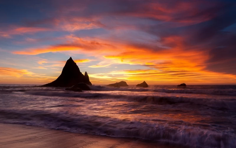 Martins Beach Sunset 5k Wallpaper