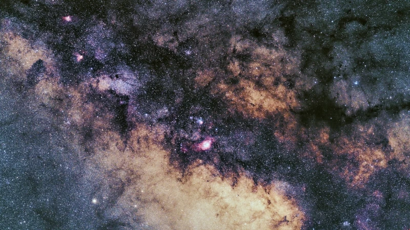 Lagoon Nebula 4K Wallpaper