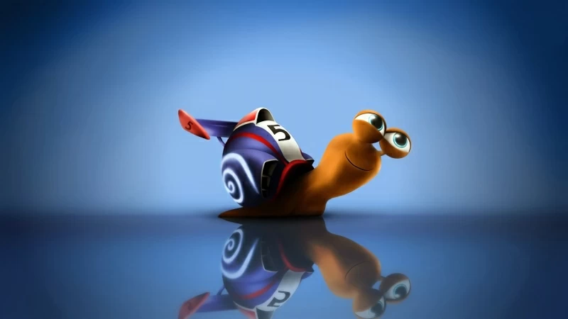 Animated Colorful Snail HD Animated Wallpaper