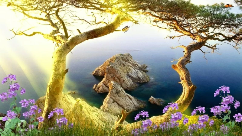 Beautiful Animated Nature Scenery HD Animated Wallpaper