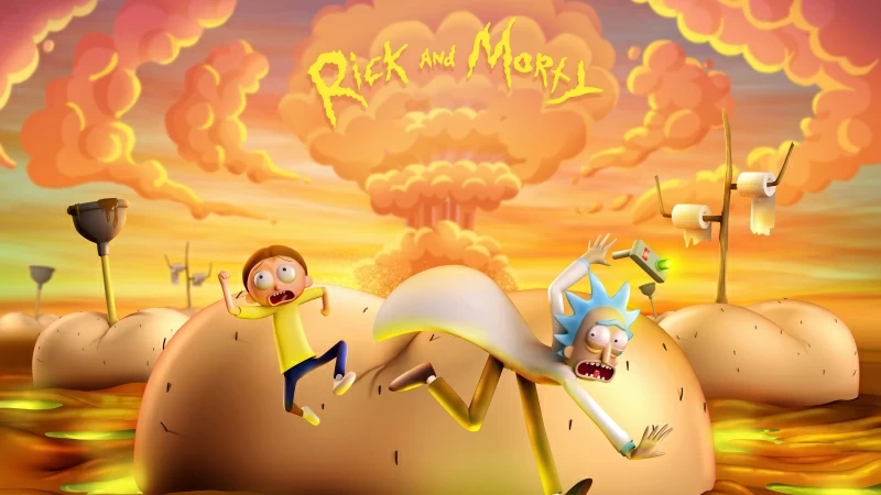 Morty Smith Rick Sanchez 4K 5K HD Rick and Morty Wallpaper