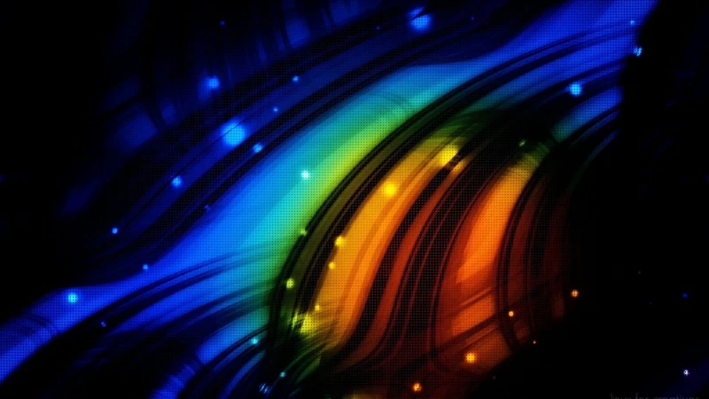 Colorful Abstraction Point HD Abstract Wallpaper