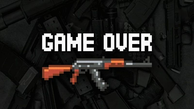 Game Over Ak47 Wallpaper