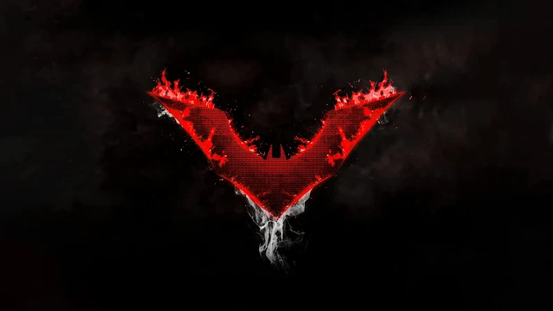 Batman Beyond Logo Dark 8k Wallpaper