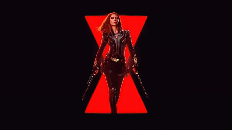 Black Widow Dark Art 5k Wallpaper