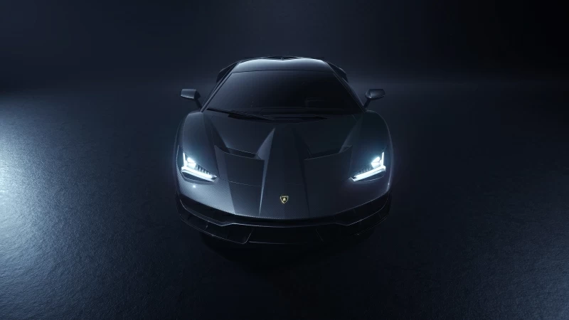 Lamborghini Centenario Grey Front 5k Wallpaper