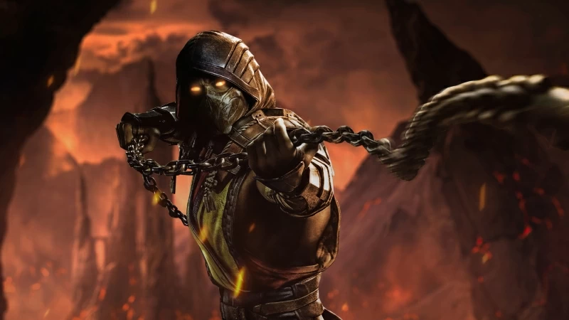 Mortal Kombat Scorpion 5k Wallpaper