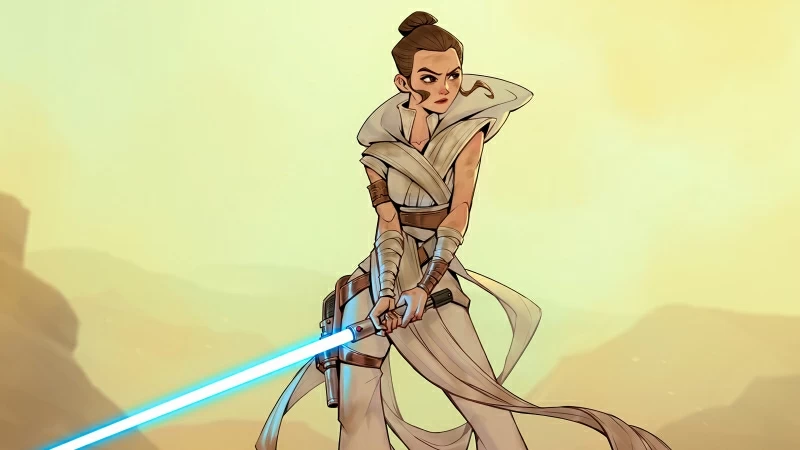 Rey Skywalker Star Wars Fanart 5k Wallpaper