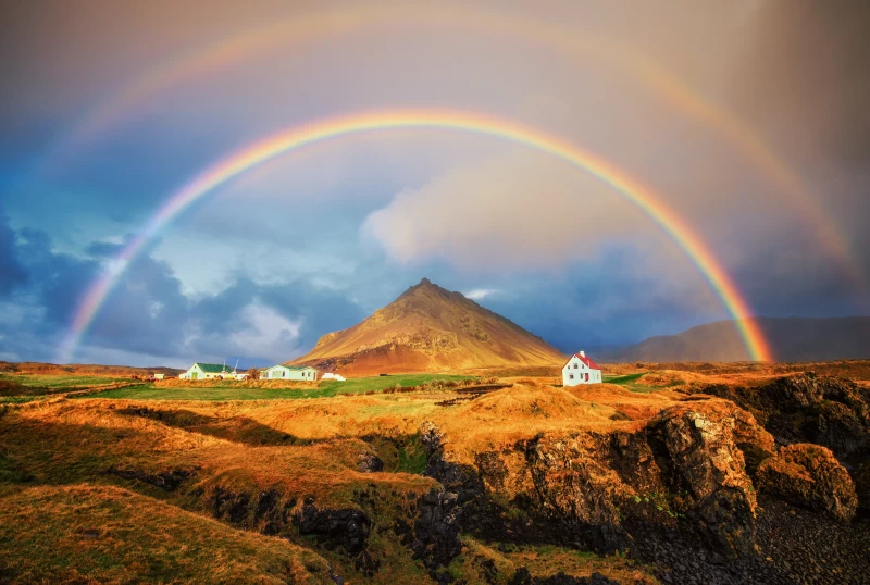 Photography Landscape Rainbow HD Wallpaper