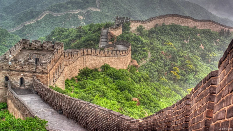 Man Made Great Wall of China desktop background