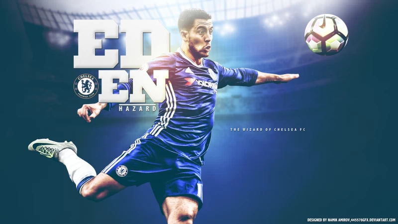 Sports Eden Hazard Soccer Player Belgian Chelsea F.C. Wallpaper