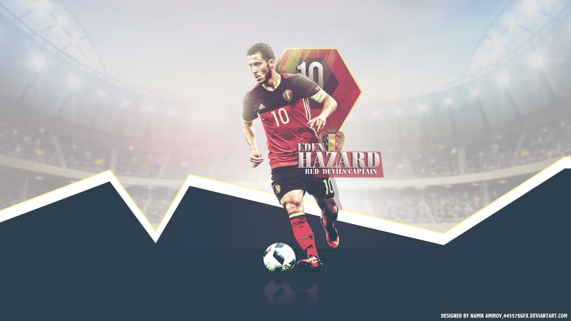 Sports Eden Hazard Soccer Player Belgian Wallpaper