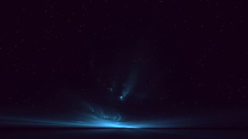 Horizon Dark Night Sky Wallpaper