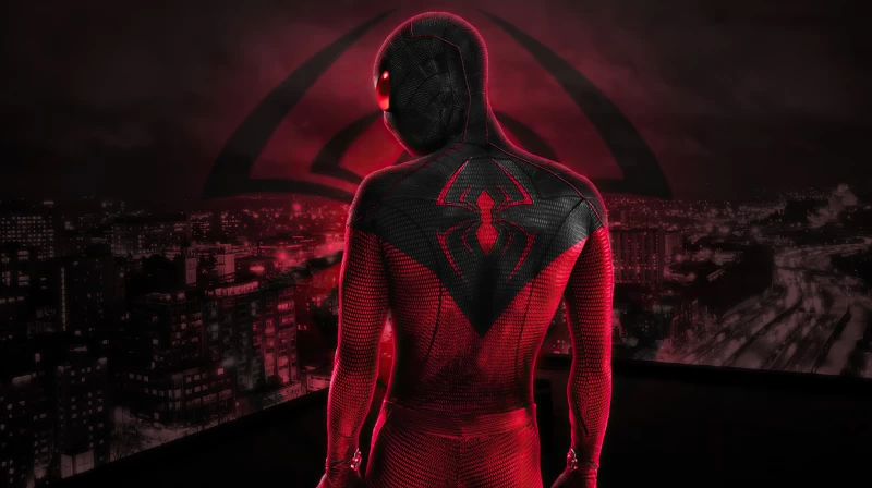 Scarlet Spiderman II Wallpaper