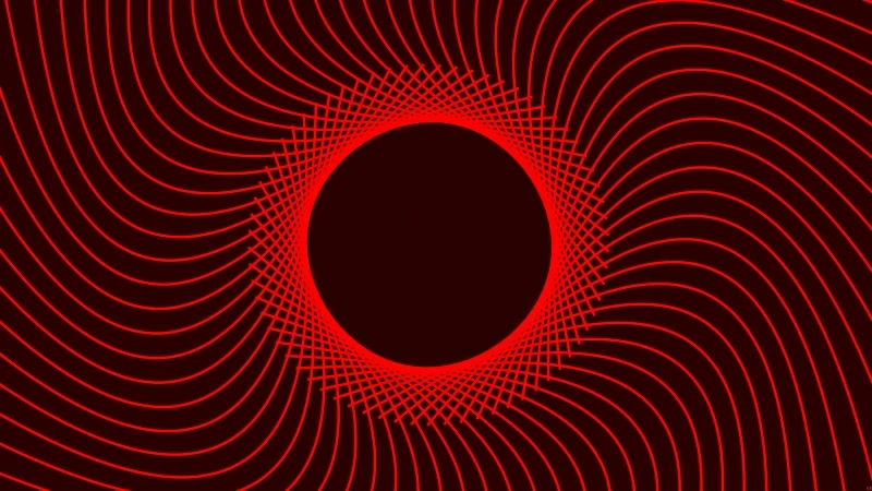 Red Spiral Circle 4K 8K HD Wallpaper