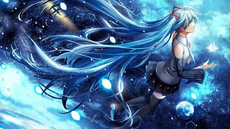 Hatsune Miku 4K HD Wallpaper