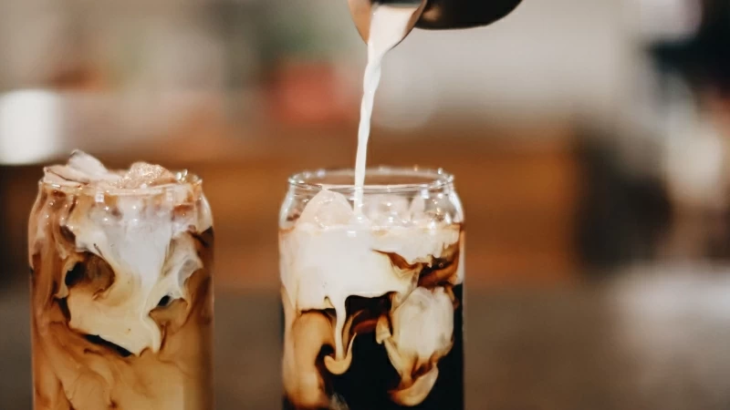 Coffee Drink Glasses Hand Milk 4K HD Wallpaper