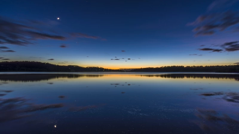 Australia Lake Silent Morning 4K 5K HD Wallpaper