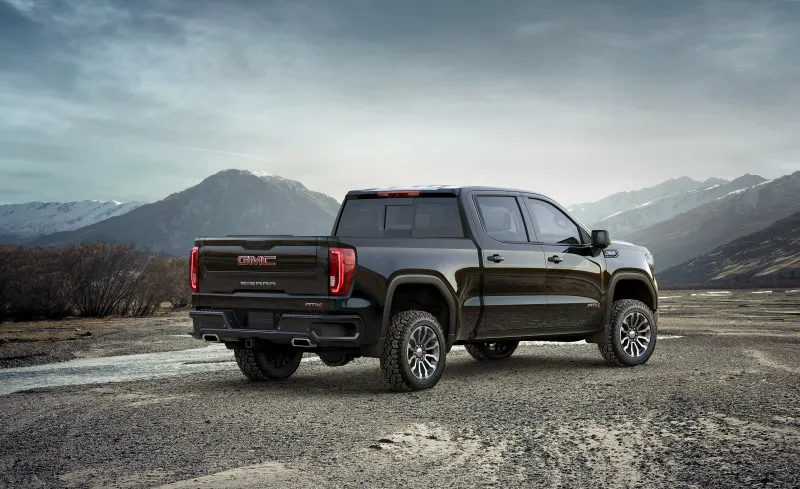 2019 GMC Sierra AT4 Rear Wallpaper