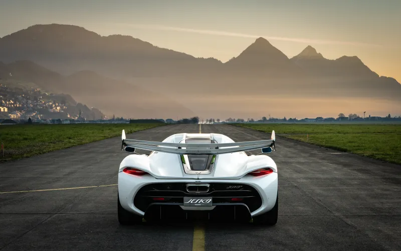 2019 Koenigsegg Jesko Rear Wallpaper