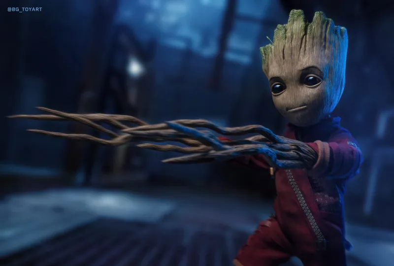 Baby Groot 5k 2018 Wallpaper