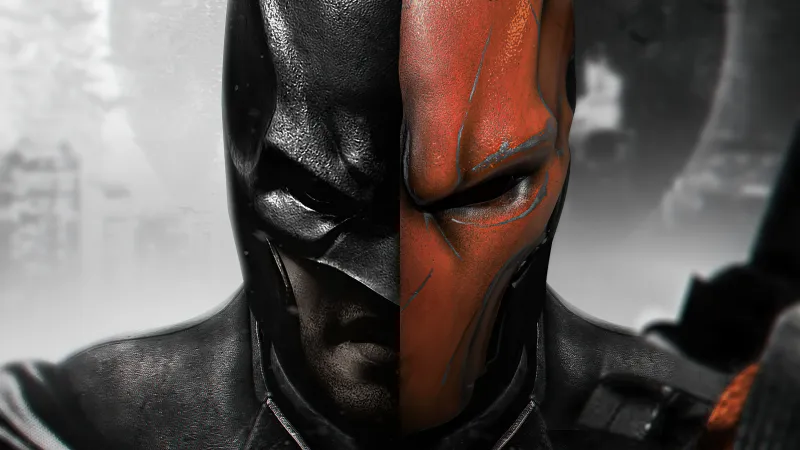 Batman V Deathstroke 5k Wallpaper