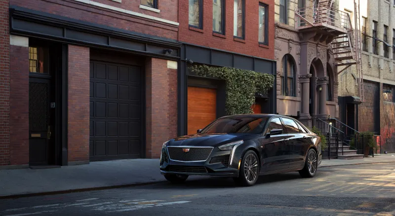 Cadillac CT6 V Sport 2019 Side View Wallpaper