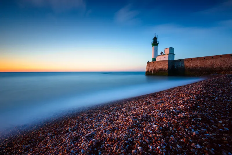 Concrette Stones Lighthouse 5k Wallpaper