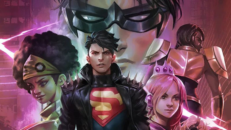 Dccomics Youngjustice Superboy Robin Impulse Jeenyhex Teenlantern Naomi Wondergirl Amythest Wallpaper