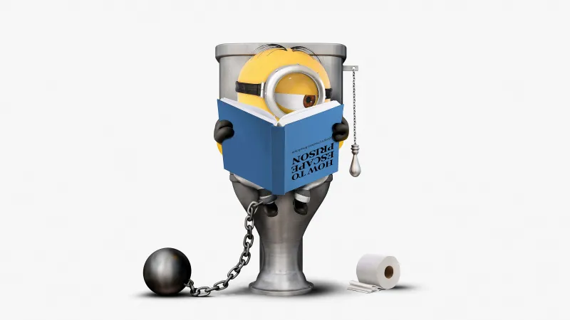 Despicable Me 3 Minion Prison Poster 5k Wallpaper