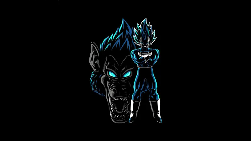 Dragon Ball Z Ozaru Vegeta Blue 4k Wallpaper