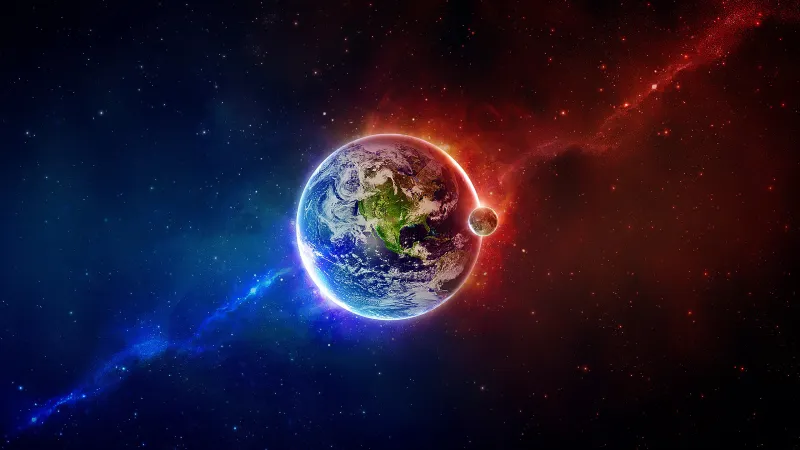 Earth Digital Art Wallpaper