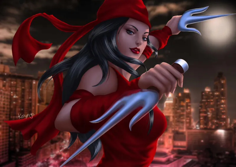 Elektra Art Wallpaper