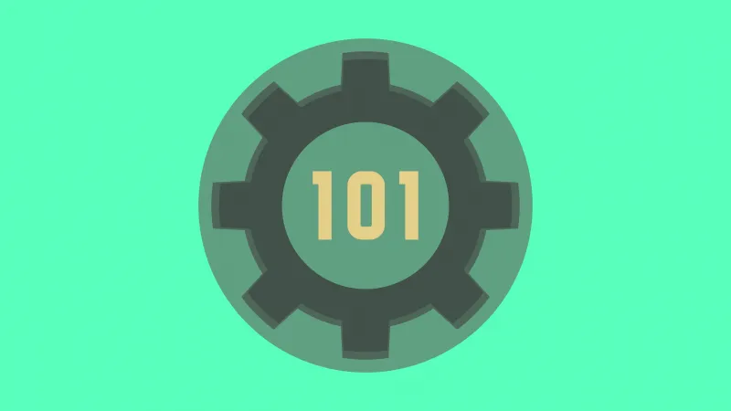 Fallout 3 Vault 101 Minimal 5k Wallpaper