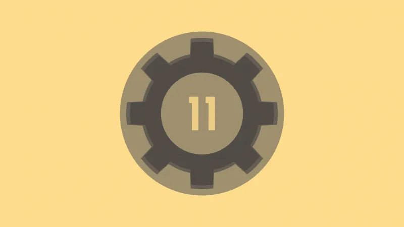 Fallout 3 Vault 11 Minimal 5k Wallpaper