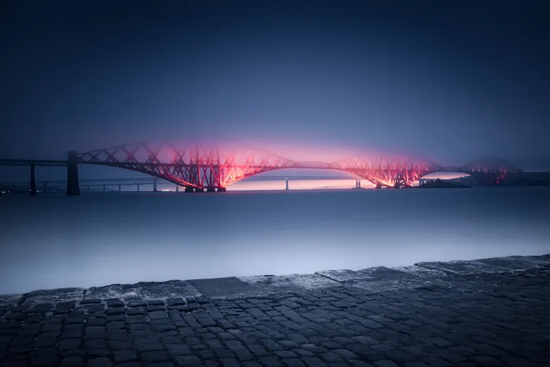 Forth Rail Bridge Scotland 5k Wallpaper