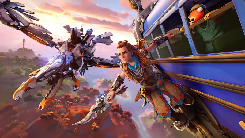 Fortnite Aloy The Skywatcher 5k Wallpaper