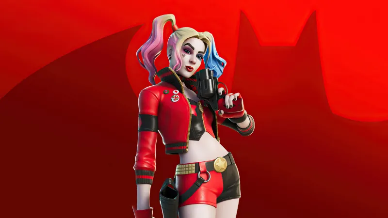 Fortnite Dc Harley Quinn Outfit 4k Wallpaper